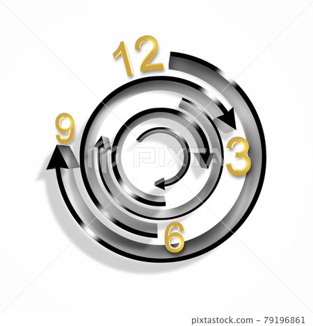 abstract clock abstract clock 79196861