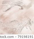 Delicate beige silk design abstract painting background with silver dust. 79198191