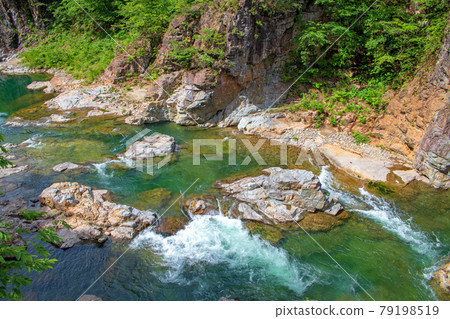 View from Ryuokyo Nijimi Bridge Nikko City 79198519