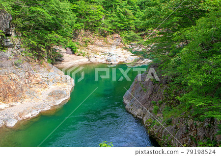 View from Ryuokyo Nijimi Bridge Nikko City View from Ryuokyo Nijimi Bridge Nikko City 79198524