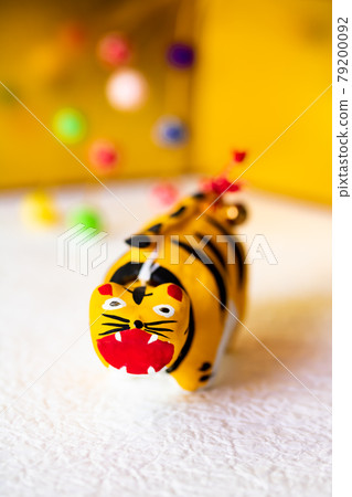 2022 虎年,可愛的老虎,揮舞著紙漿 2022 虎年,可愛的老虎,揮舞著紙漿 79200092
