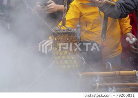 台灣，溫泉，煮蛋，台湾、温泉、ゆで卵、Taiwan, hot springs, boiled egg 79200831