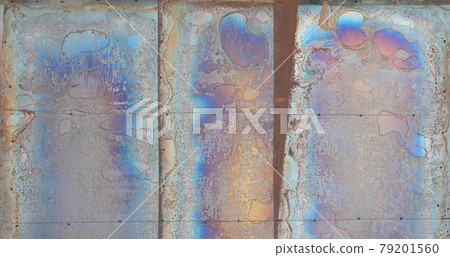 Abstract corrosion texture on the copper plated steel sheet 79201560