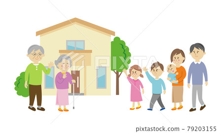 Illustration image to go home Illustration image to go home 79203155