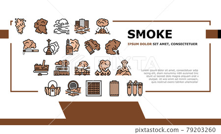 Smoke And Fog Steam Landing Header Vector Smoke And Fog Steam Landing Header Vector 79203260