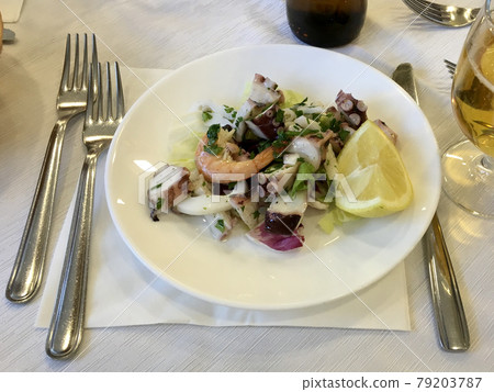 Italian seafood salad 79203787