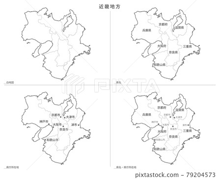空白地圖-日本-近畿地區集 79204573