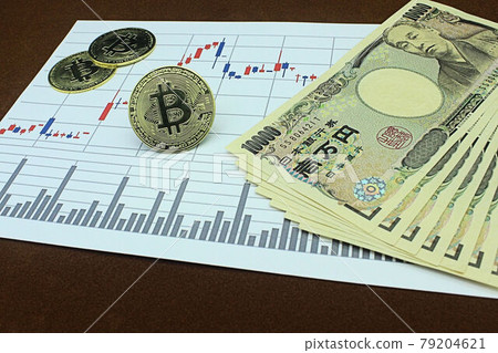 [Thumbnails of articles about virtual currency, bitcoin, investment, etc.] Bitcoin and a wad of million yen 79204621
