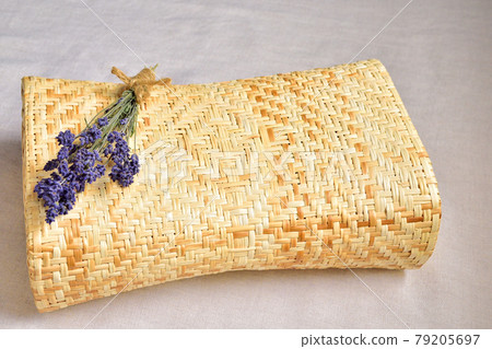 Bamboo pillow and lavender potpourri Bamboo pillow and lavender potpourri 79205697