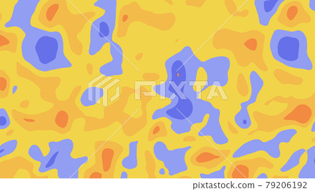 Abstract multicolor background with random formless shapes, vector illustration. 79206192