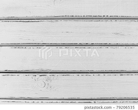 Old white weathered wood planks. Abstract background 79206535