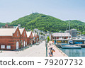 Sunny Hakodate and Kanemori Red Brick Warehouse in early summer 79207732