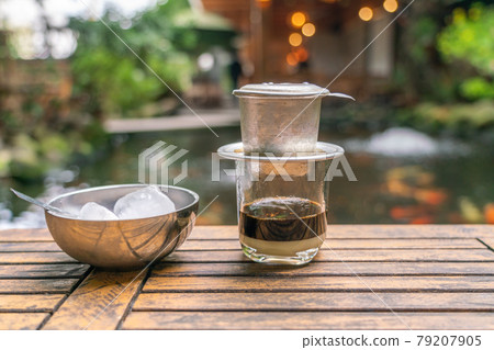 Drip black coffee Vietnamese style Drip black coffee Vietnamese style 79207905