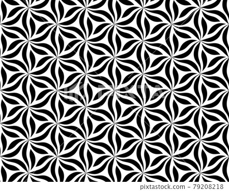 The geometric pattern with wavy lines. Seamless... - Stock Illustration ...