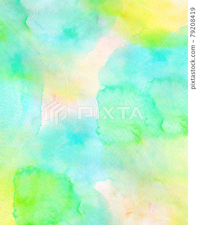 背景材料水彩紋理彩虹漸變 背景材料水彩紋理彩虹漸變 79208419