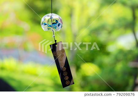 Wind chimes in the summer resort forest 5 79209876