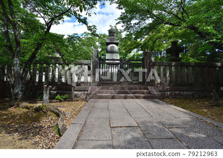 2021年豐臣秀吉的墓地閃耀著新鮮的綠色京都“豐國陵(Amidagamine峰會)” 2021年豐臣秀吉的墓地閃耀著新鮮的綠色京都“豐國陵(Amidagamine峰會)” 79212963