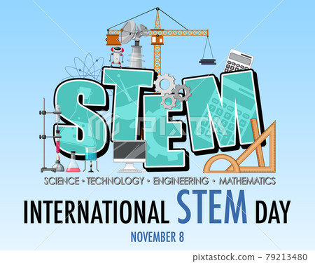 International STEM Day on November 8th logo banner International STEM Day on November 8th logo banner 79213480