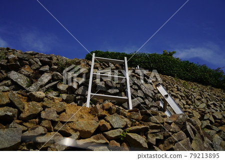 懸在 Yusumizugaura 梯田上的梯子 懸在 Yusumizugaura 梯田上的梯子 79213895
