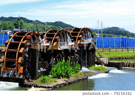 朝倉的Hishino Triple Water Wheels“Hishino Triple Water Wheels”6月開始運營的場景 朝倉的Hishino Triple Water Wheels“Hishino Triple Water Wheels”6月開始運營的場景 79216182