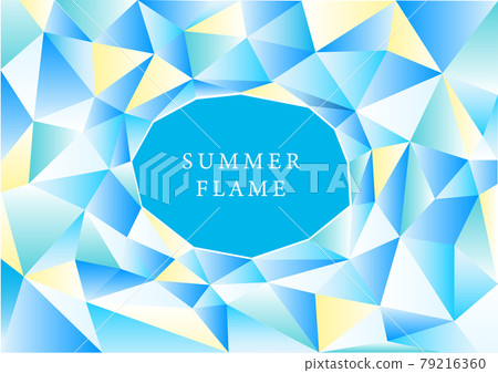 Summery stained glass frame material Summery stained glass frame material 79216360
