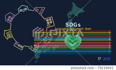 SDGs 日本目標線 79216683