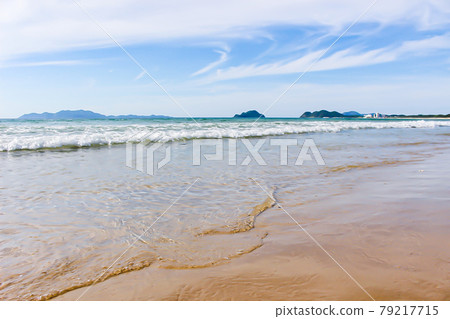 海岸沙灘 79217715