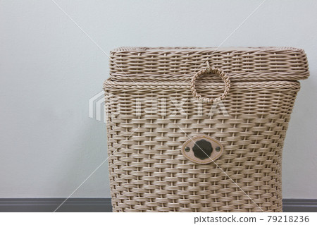 Picnic basket, isolated on white Picnic basket, isolated on white 79218236