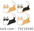 Running corgi 4 colors 79218380