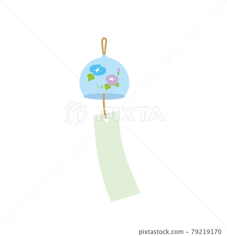 Wind chimes illustration Wind chimes illustration 79219170