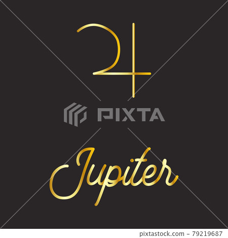 Zodiac and astrology symbols of the planets Zodiac and astrology symbols of the planets 79219687