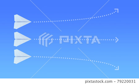 Paper planes that fly in three directions 79220031