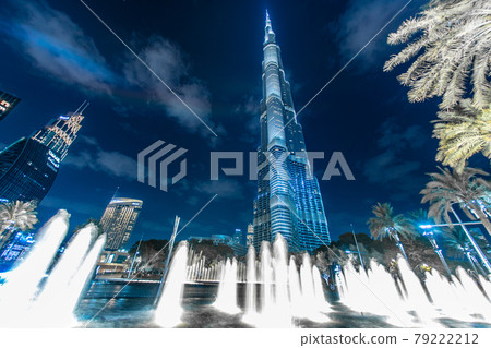 Burj Khalifa and Dubai Night View (United Arab Emirates) 79222212