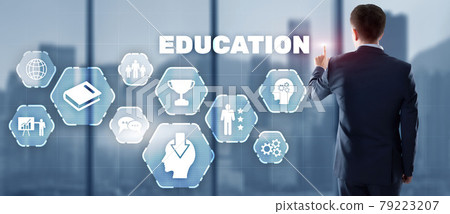 Education process of facilitating learning. Business education concept Education process of facilitating learning. Business education concept 79223207