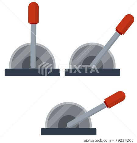 Lever to increase the speed of the mechanism. The control of the car. Lever to increase the speed of the mechanism. The control of the car. 79224205