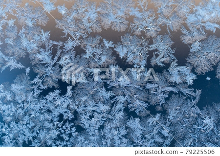 冰晶，冷色，背景 79225506