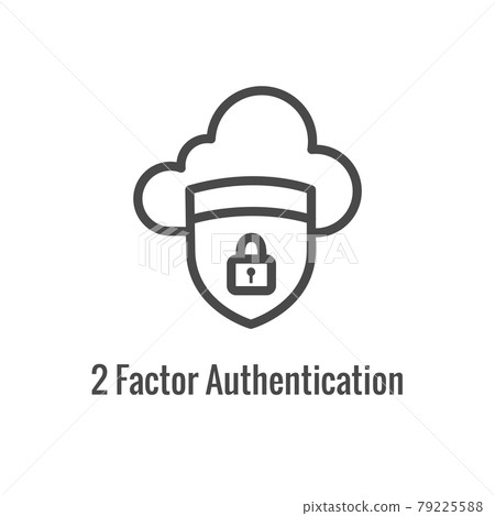 Certified Ethical Hacking icon showing security and hacking idea 79225588