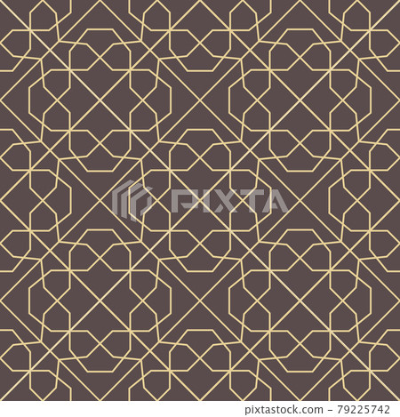 Modern Seamless Vector Pattern in Arabian Style - Stock Illustration ...