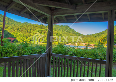 臼井湖坂本大壩周圍的風景 臼井湖坂本大壩周圍的風景 79227426