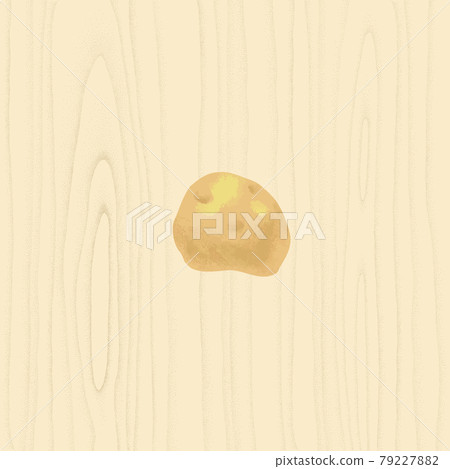 Vector illustration of potatoes on a pointillistic wood background Vector illustration of potatoes on a pointillistic wood background 79227882