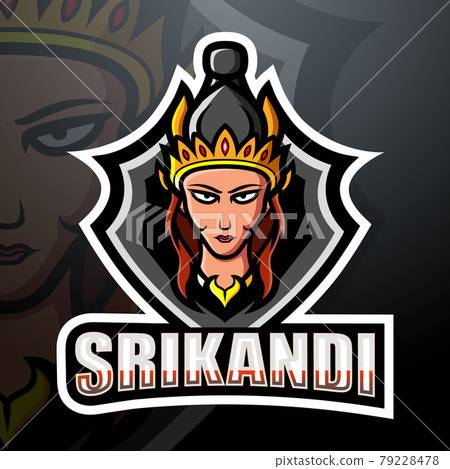 Srikandi mascot esport logo design Srikandi mascot esport logo design 79228478