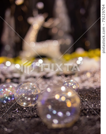 Close up shot of glass ball Close up shot of glass ball 79229764