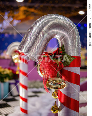 Interior view of the Christmas decoration Interior view of the Christmas decoration 79229766
