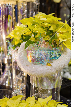 Interior view of the Christmas decoration Interior view of the Christmas decoration 79229772