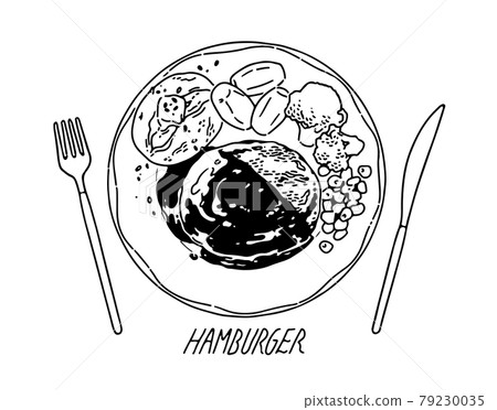 Hamburger plate 79230035