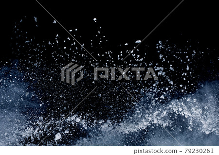 White powder explosion on black background. Colored cloud. Colorful dust explode. Paint Holi. White powder explosion on black background. Colored cloud. Colorful dust explode. Paint Holi. 79230261