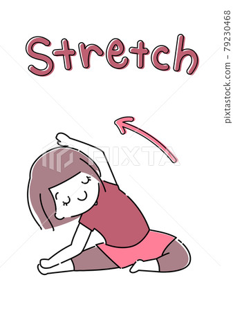 Yoga Stretch 女性拉伸角色，可拉伸側翼 79230468