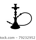 Hookah Shisha silhouette 79232952