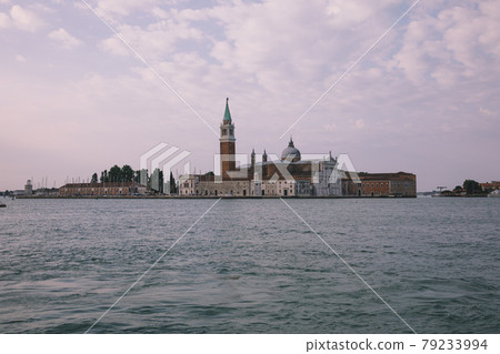 Panoramic view of Laguna Veneta of Venice and San Giorgio Maggiore Island 79233994