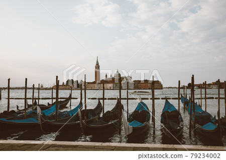 Panoramic view of Laguna Veneta of Venice and San Giorgio Maggiore Island Panoramic view of Laguna Veneta of Venice and San Giorgio Maggiore Island 79234002